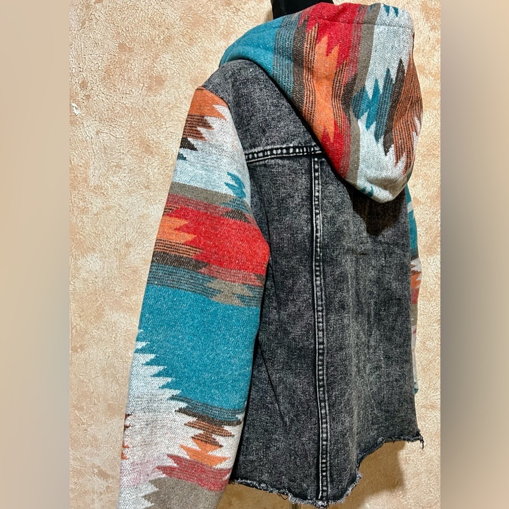 Stylish Multicolor Denim Jacket - image 7